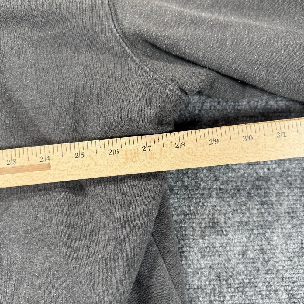 Carhartt Hoodie Mens 2XL Gray Full Zip Fleece Lined Pocket‎ Hooded Workwear